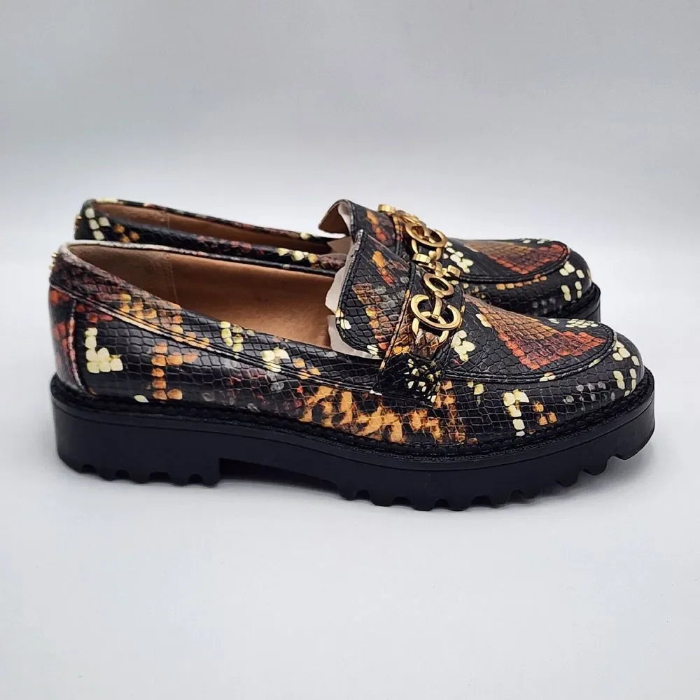 Sam Edelman Women's Circus Deana Slip-On Loafer Black,‎ Size 7M See Photos